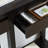 Entryway Hallway Console Table With One Drawer One Shelf Wooden Leg Frame Handleless Design