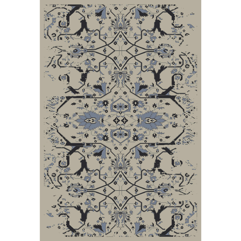 Bastow Floral Indoor Rug, Rectangle 6' x 9'