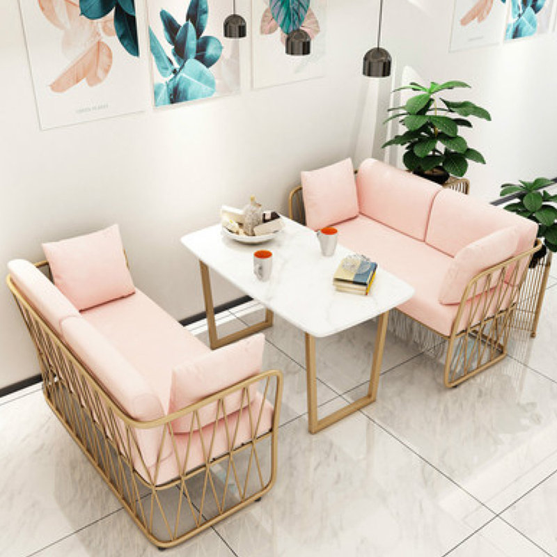 Banc de rangement Bar Milk Tea Shop