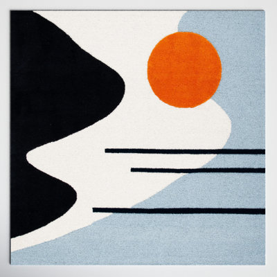 Felipe Wool Ivory / Blue Rug