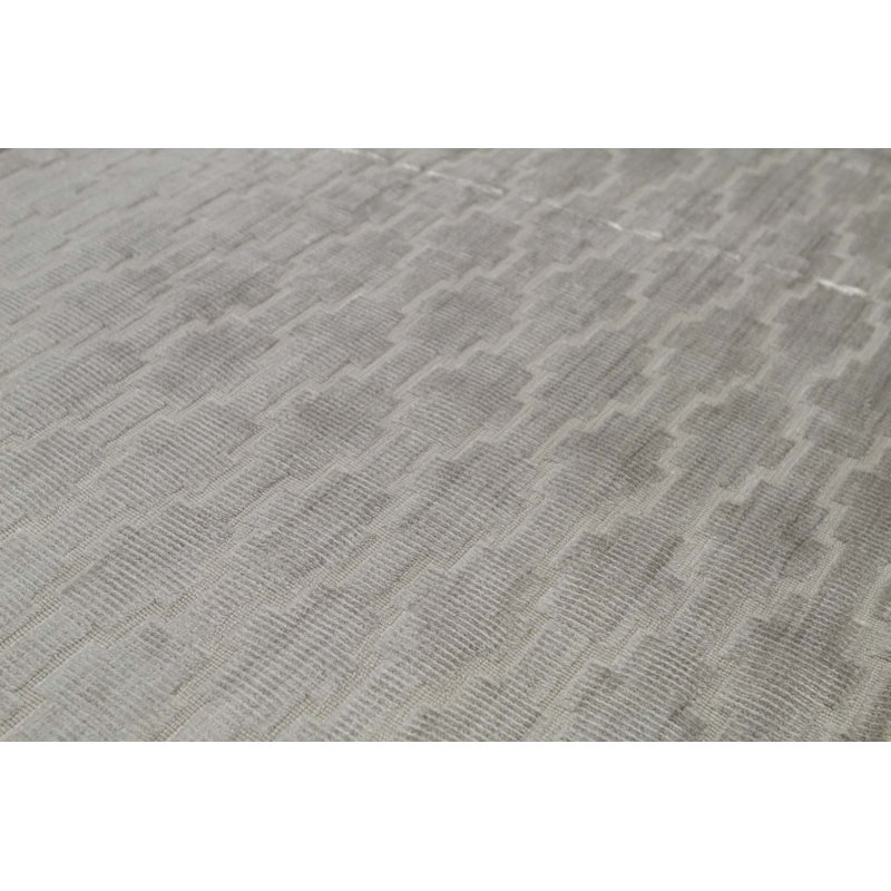 Tapis gris de haute qualité noué à la main