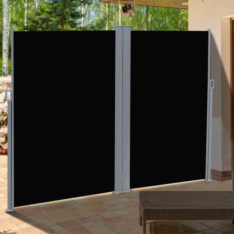Double auvent de jardin pour terrasse