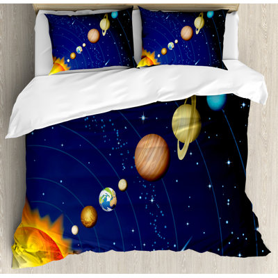 Space Modern & Contemporary Duvet Cover