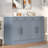 Modern Sideboard With 1 Drawer, 2 Adjustable Shelves And 2 Door Shelves, Set Of 2-1672937039