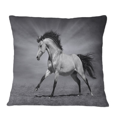 Coussin décoratif à motif de châtaignier Galop