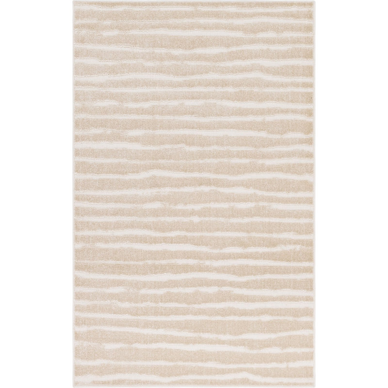 Outdoor Claudia Area Rug Camel Color, Rectangle 5' x 8'