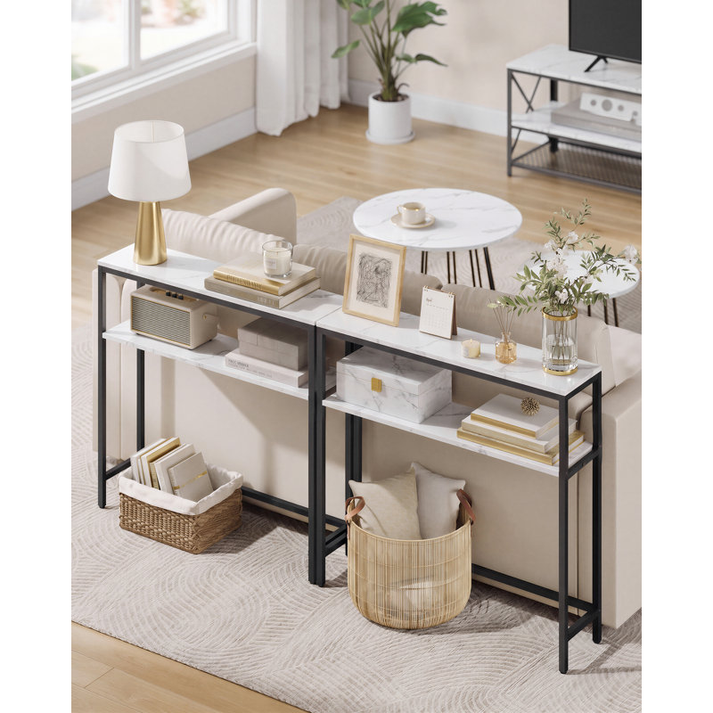 Annalisse 80cm Console Table, White