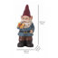  Gnome Holding Butterfly Statue