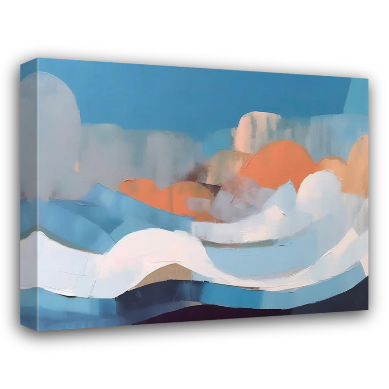 "Paysage 4" sur toile, H 20 po x l 24 po