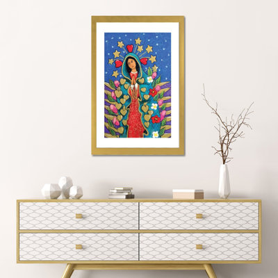 «Guadalupe with Stars» par Candy Mayer - impression