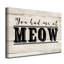 Meow-impression d’art textuel sur toile-500560333