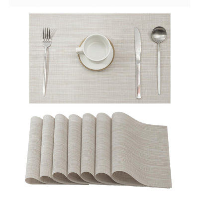 Polyester, Plastic Rectangle Placemat