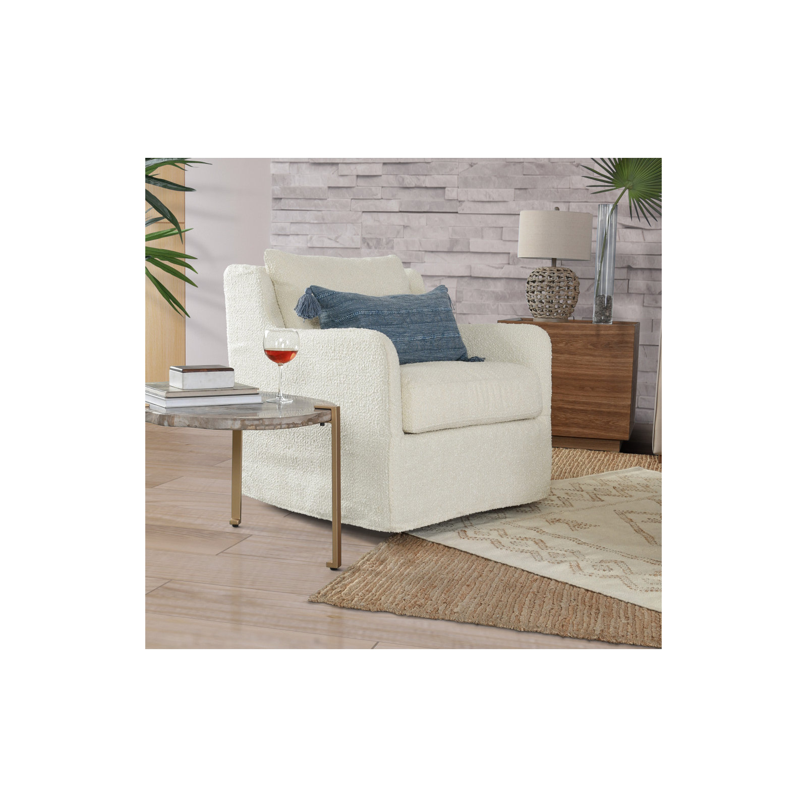 Kimber Cotton Lumbar Throw Pillow