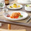 18-Piece Porcelain China Dinnerware Set, Service For 6