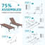 Chaise longue d'extérieur en métal Commings-1438676008