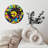 Vinyl Record Clock Colorful Wall Clock