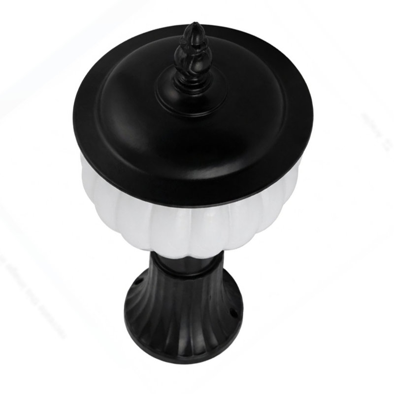 Sterling Manor Ribbed Globe Pedestal Light