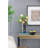 Aurian Glass;Steel Table Vase-434678925