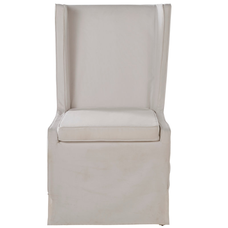 Getaway Upholstered Parsons Chair in Gray