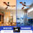 Aranit Ceiling Fan with LED Lights