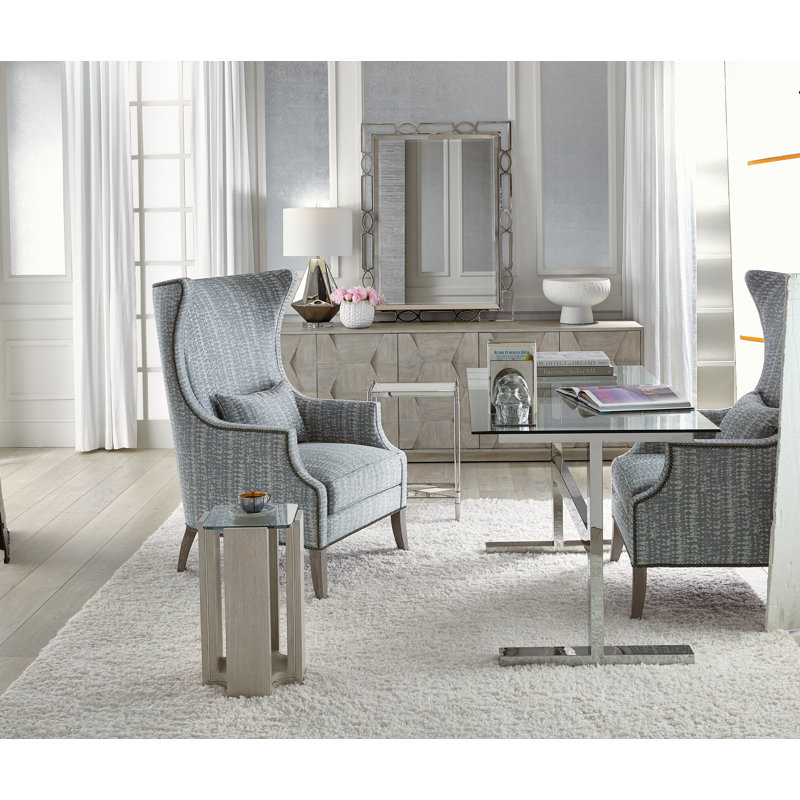 Linea Media Console, Linea - Cerused Charcoal Finish
