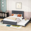 Lit plateforme tapissier avec tiroirs et lit gigogne Vanderhoof-231932575-231932573