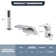 Doux Deck Tub Spout with Diverter