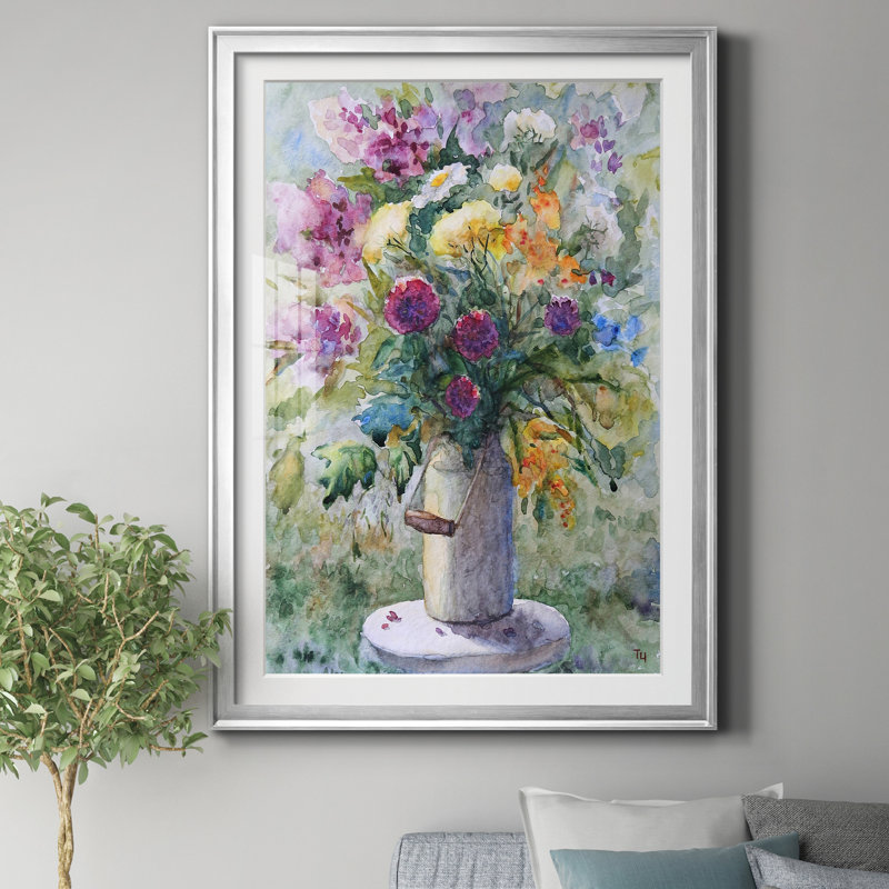 Printemps, reproduction d'art sur toile, Argent, H 22,5 po x l 30,5 po x P 1,5 po