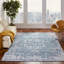 Oriental Area Rug in Blue/Ivory-147672774