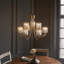 Ampelius 9 - Light Shaded Chandelier