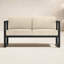 Causeuse d'extérieur de 57,5 po de large avec coussins Sunbrella Smith-887660264-900163853