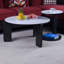 Ensemble de 2 tables basses gigognes rondes
