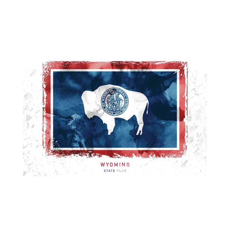 Wyoming - Wrapped Canvas Print, 101.6 cm H x 66.04 cm W