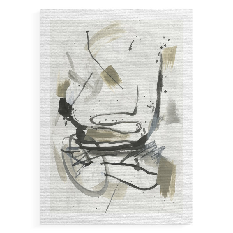 Serpentine Alphabet I - Impression sur toile seulement - NON-CADRE, H 12 po x l 8 po