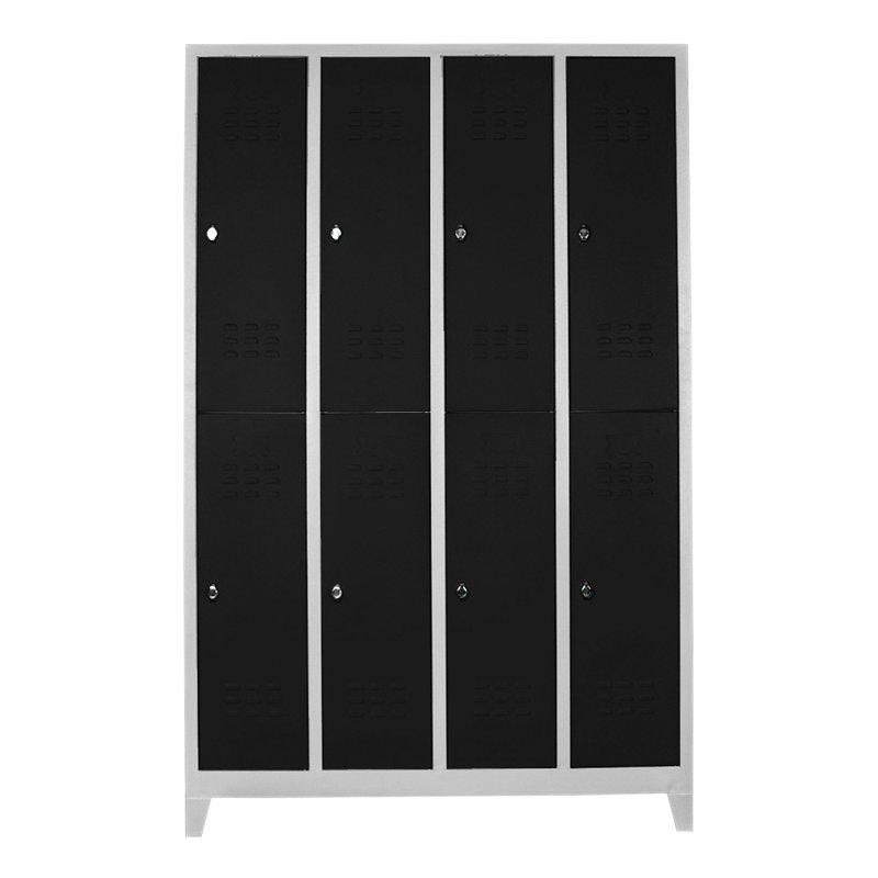 Armoire de rangement Locker, H 78,7 po x l 50,4 po x P 14,6 po, Noir