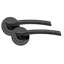 Indiana Style Modern Door Handles on Round Rose in Dual Finish with 3 Lever Lock and 2 Keys-1216201036-1216201075