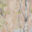 Toile d'art mural encadrée paysage 2 pièces avec motif abstrait pour la maison, le bureau, la chambre à coucher, le salon - ivoire 40 po, brun clair, vert