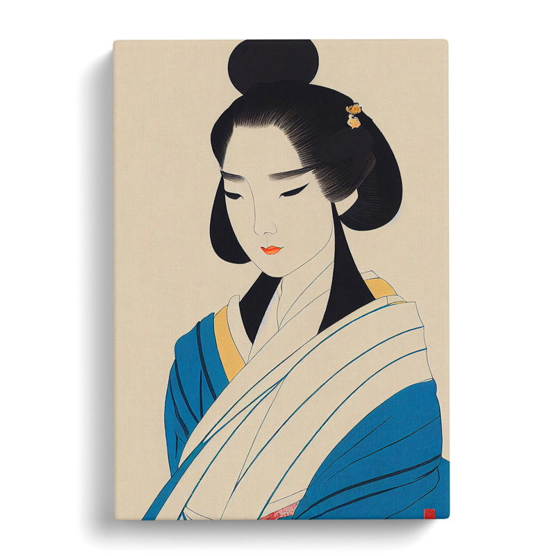 Classic Geisha No.4 - Wrapped Canvas Print, 76cm H x 50cm W