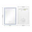 Audrye Metal Rectangle Wall Mirror