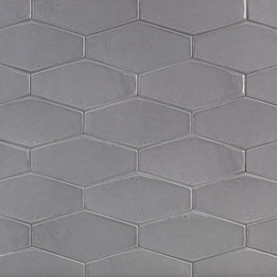 Manchester 4x8 Hexagon Glossy Ceramic Tile