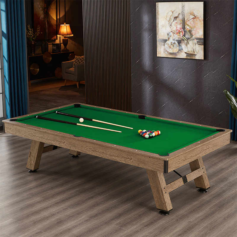 Table de billard avec pieds IQOWEL, 7', Vert