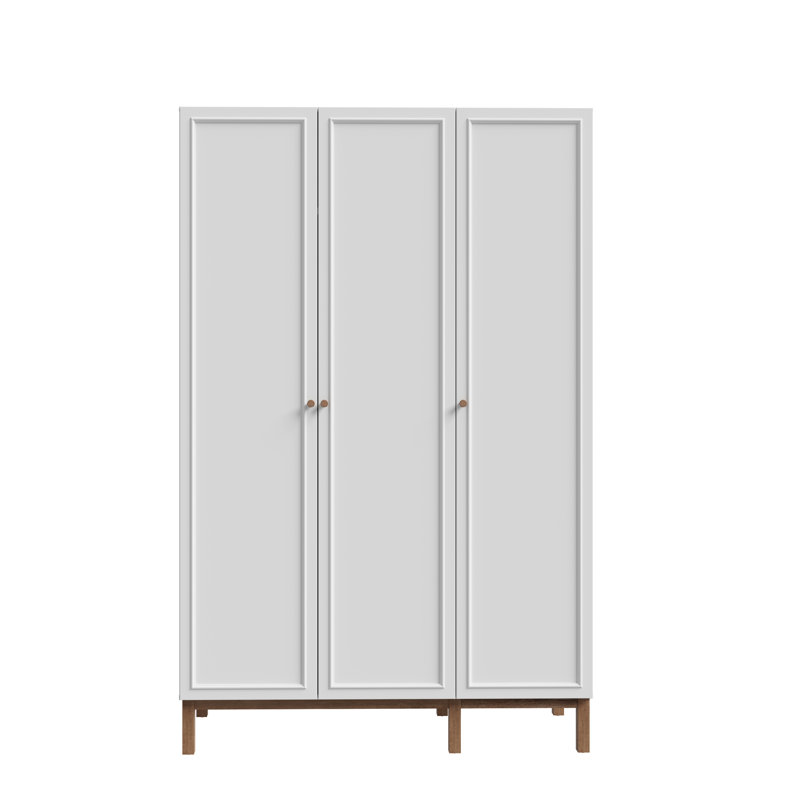 Amerius 3 Door Manufactured Wood Wardrobe