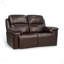 Causeuse inclinable électrique en cuir fleur