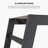 Outdoor Metal Chaise Lounge with Table-1675450437