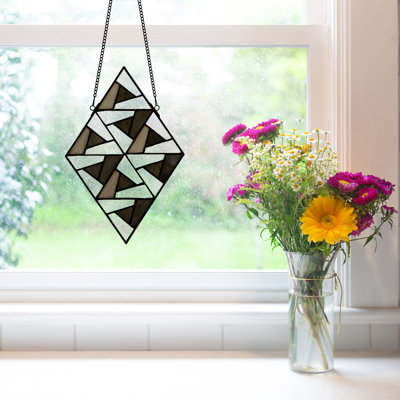 14"H Faron Stained Glass Window Panel