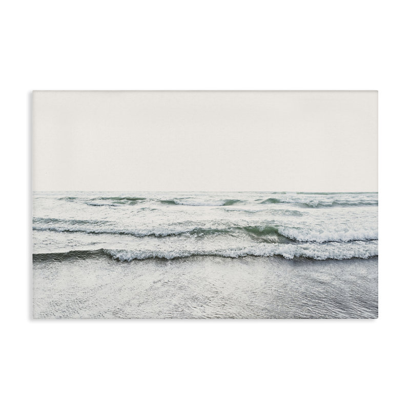 «Rolling Tide Waves», art mural sur toile par Sissi et Seb, H 24 po x l 36 po