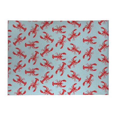 Lobster Decorative Outdoor Rug