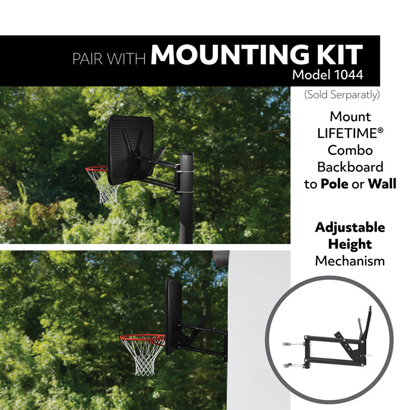 Support de basketball d'extérieur 44 "Mount