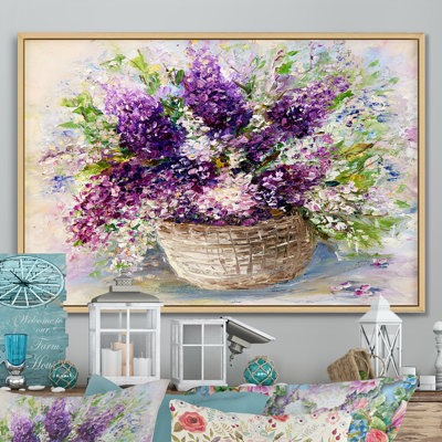 " Still Life Lavender Bouquet "