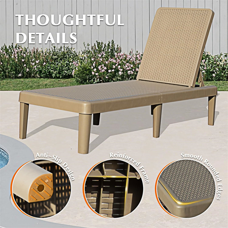Outdoor Lounge Chairs Set Of 2